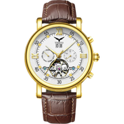 Vortex Tourbillon With Strap - YellowGold White