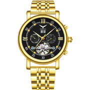 Vortex Tourbillon With Bracelet - YellowGold Black