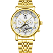 Vortex Tourbillon With Bracelet - YellowGold White