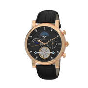 Phantom Tourbillon With Strap - RoseGold Black