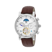 Phantom Tourbillon With Strap - Silver White